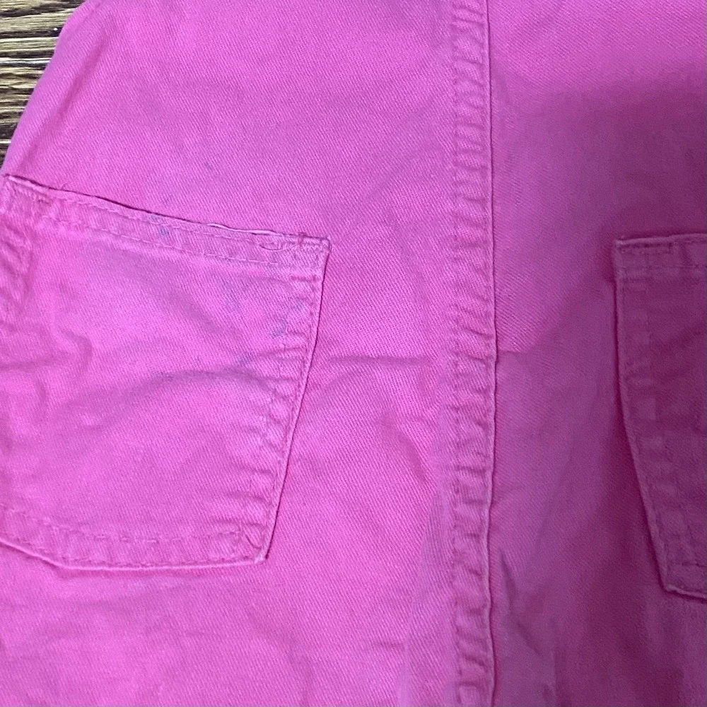 Vintage 90s Oshkosh‎ B'gosh Vestbak Pink Overalls Made In USA Girls 18 Months